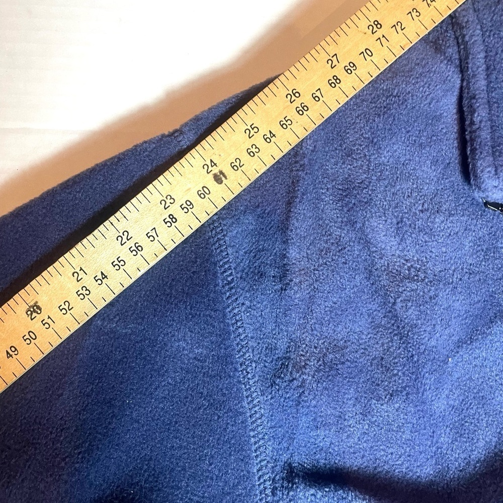 Preswick & Moore Full Zip Fleece Jacket Deep Navy Men’s Cozy Layer Size Medium - Picture 9 of 9